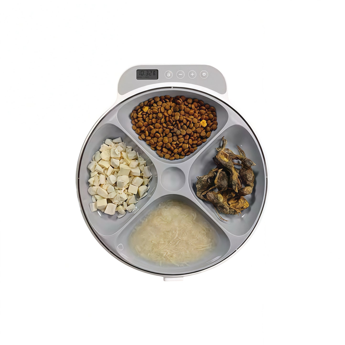 IntelliFeed Mini — 4-Meal Smart Wet & Dry Food Feeder