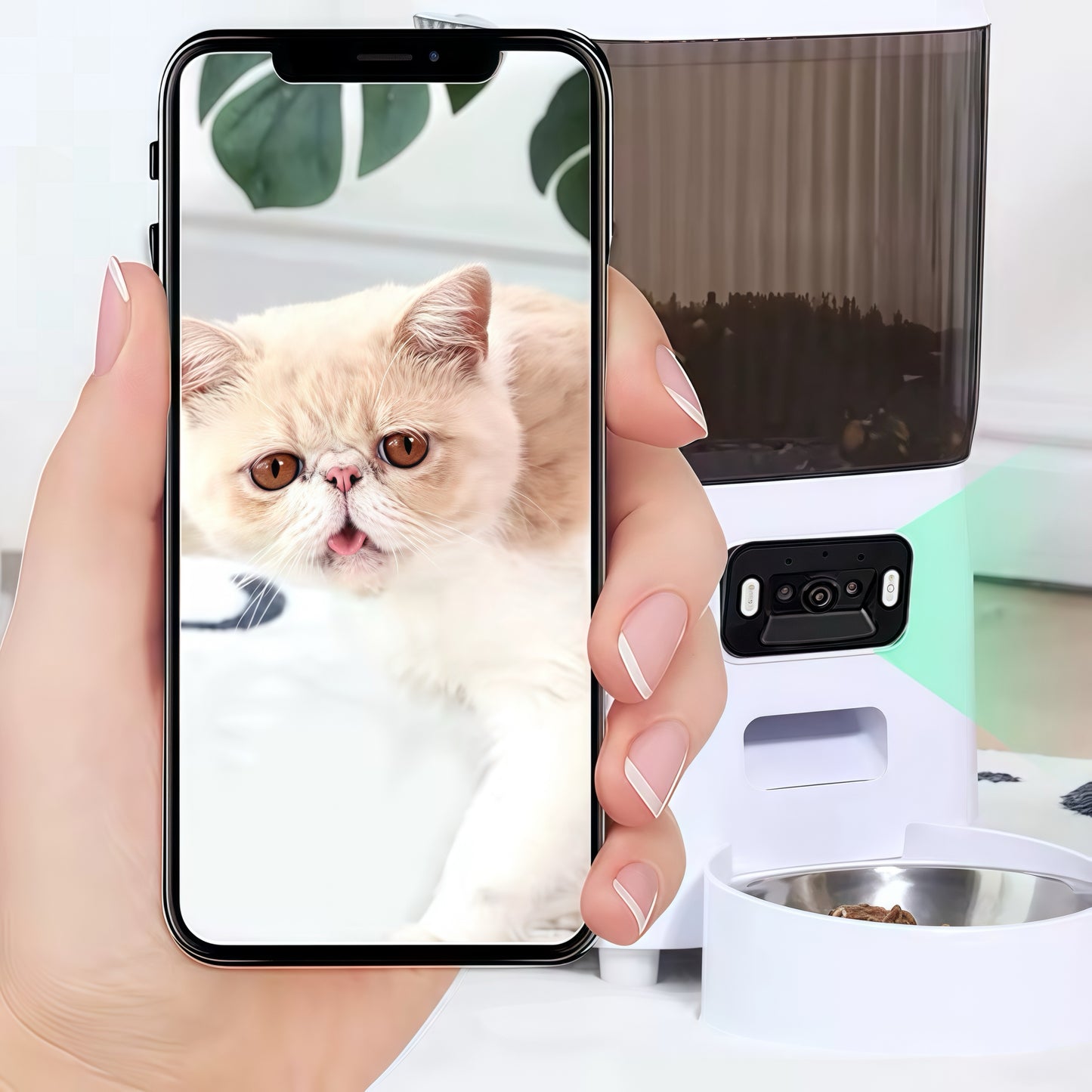 IntelliView — 5L Smart Camera & WiFi Pet Feeder