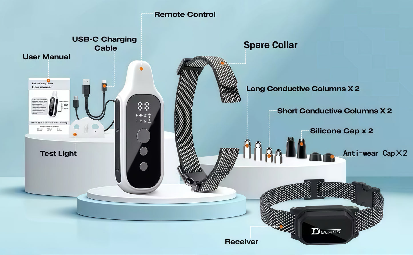 IntelliTrain — Long Range Smart Dog Training Collar